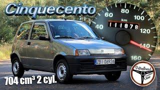 1996 Fiat Cinquecento 700 (30 KM) | V-MAX, 0-100 km/h, prezentacja i próba autostradowa. | 4K