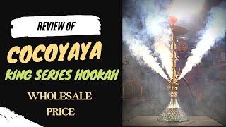 Review of 28" COCOYAYA King Series Hookah | Long Hookah | Best for Catering | Stainless Steel Shisha