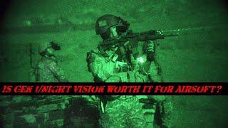 Is Gen 1/Night Vision Worth it for Airsoft?