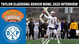 Taylor Elgersma Senior Bowl Player Interview | Detroit Lions Podcast