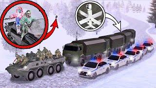 ВОЕННЫЙ КОНВОЙ С ОПАСНЫМ ГРУЗОМ НЕ ОЖИДАЛ ТАКОЙ ЗАСАДЫ от БРИГАДЫ! GTA CRMP