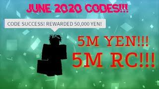 Ro Ghoul Codes June 2020 | ALL CODES JUNE 2020 5M YEN 5M RC!