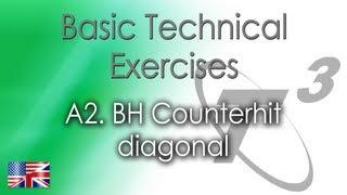 Basic Technical Exercise: A2. BH Counterhit diagonal