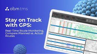 ABM Rinkai TMS – GPS tracking of routes: maximum control and efficiency