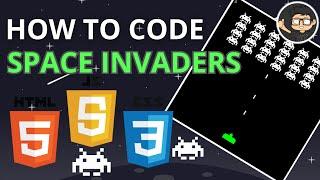 Code Space Invaders in Javascript HTML CSS