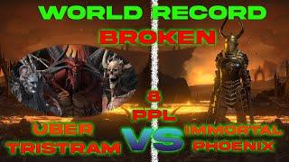 Immortal Phoenix broke world record Uber Bosses 8 PPL in Diablo 2 Resurrected. Uber Tristram.