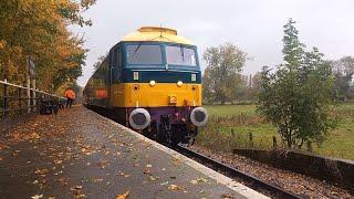 Class 47s and a Pacer at the Mid-Norfolk Railway