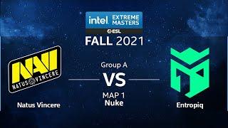 CS:GO - Natus Vincere vs. Entropiq [Nuke] Map 1 - IEM Fall 2021 - Group A - CIS