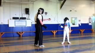 Foil Fencing Lesson Thomas Ballinger Provost Benjamin Korn