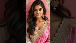 [4k] Real Indian Ai Lookbook Model | Ai Art Girl Beauty | Saree Lookbook #shorts #art #ai #model