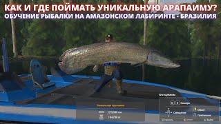 Fishing Planet | КАК И ГДЕ ПОЙМАТЬ УНИКАЛЬНУЮ АРАПАИМУ НА АМАЗОНКЕ? ПОДРОБНЫЙ ГАЙД ПО ЛОВЛЕ АРАПАИМ!