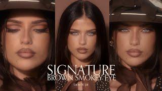 SIGNATURE BROWN SMOKEY EYE TUTORIAL - TANIELLE JAI