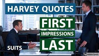 Suits Harvey Specter life lesson First impressions last | Harvey quotes | Best Tv Moments