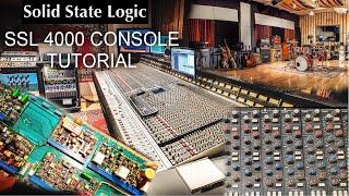 The SSL 4000 Recording Console - Part 1 - The Channel Strip Tutorial