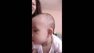 Baby denisa play and the camera