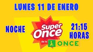 Resultado del sorteo Super Once de la Noche del Lunes 11 de Enero de 2021