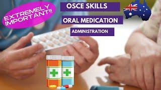 Essential skills for OSCE Australia- oral medication administration