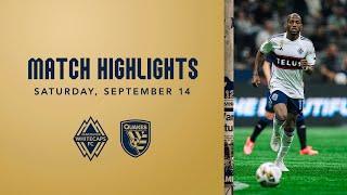 HIGHLIGHTS: Vancouver Whitecaps FC vs. San Jose Earthquakes | September 14, 2024