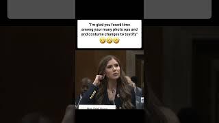 Democrat to Kristi Noem: “glad you found time among photo ops to testify”