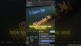 Quick Blender Hack Neon Sign with custom Bloom