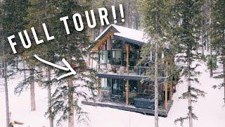 my LUXURIOUS HOME IN THE SNOWY MOUNTAINS FULL AIRBNB TOUR! | (incredible scenery)