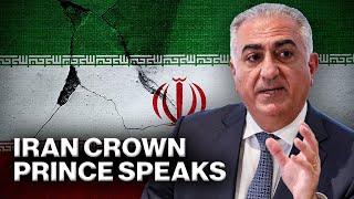 Live: Iran’s crown prince Reza Pahlavi holds news conference