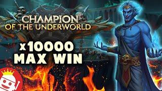  CHAMPION OF THE UNDERWORLD (YGGDRASIL)  FIRST 10,000X MAX WIN!