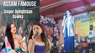 Assam Famouse Singer Delightsun Dawka, Senior Secondary School Program !