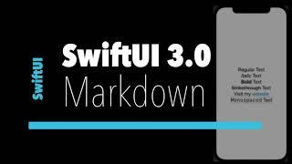 SwiftUI: Format text with Markdown