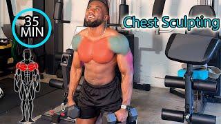 35 Min Chest, Tricep & Shoulder | MULTI GYM Push Workout