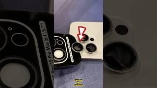 Remove and install a broken lens easily for iPhone 15 Pro Max #shorts