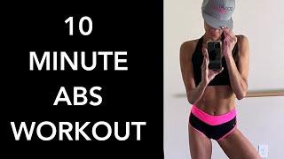 10 MINUTE ABS WORKOUT | NO EQUIPMENT