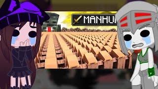 Mob talker girl's react to 1,000,000 Villager MANHUNT by Grox (Part 1, part 2 soon)