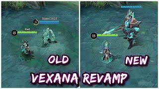 VEXANA REVAMP OLD vs NEW SIDE by SIDE COMPARISON - MOBILE LEGENDS BANG BANG