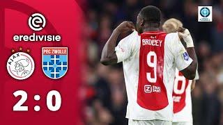 Brobbey erlöst Ajax! Glücklicher Sieg gegen Underdog | Ajax Amsterdam - PEC Zwolle