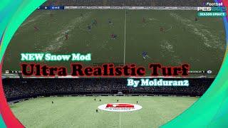 PES 2021 NEW Snow Mod - Ultra Realistic Turf by Moiduran2