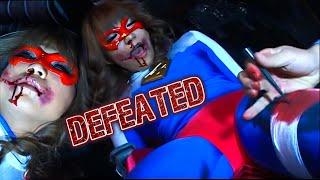 Superheroine defeated by robotic monsters | #action #supergirl #kill | @Gunakkyt5q1