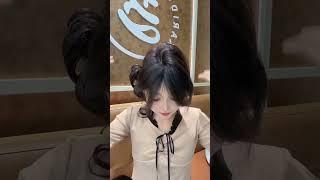 Smooth hair wig try-on| Real or Fake?"#wig  #wigs #shorts18