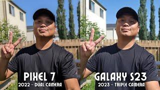 Pixel 7 vs Galaxy S23 camera test! This is EPIC! 