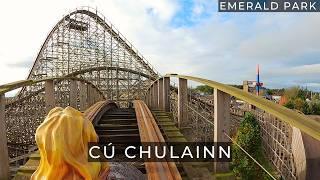 Cú Chulainn - Only Wooden Roller Coaster in Ireland | Emerald Park | OnRide POV