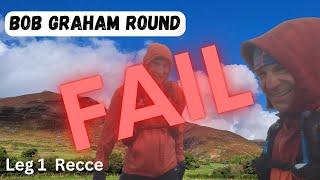 Bob Graham Round Leg 1 Recce - FAIL- Moot Hall to Skiddaw Summit