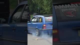 #mercedesbenz s202  Chevrolet V8 burnout