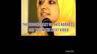 Dr. Aafia Siddiqui's last speech in America in 1991#youtubeshort #youtube #viral