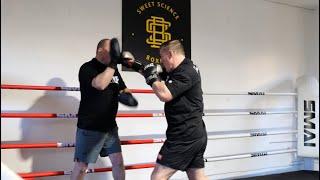 Paul Gallen Training for Fight against Sonny Bill Williams; Power Punches, Pressure and Uppercuts