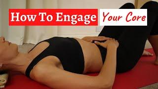 How to engage your core - Pilates Core Activation For Beginners