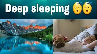 Waterfall music for relaxing #relaxingmusic ️ meditation music for deep sleep good night music..