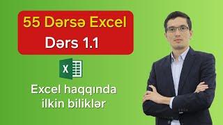 Excel dərsləri 1.1-Excel haqqında ilkin biliklər #Lessons #Tutorial #Training #Kurs #Eğitim #Course