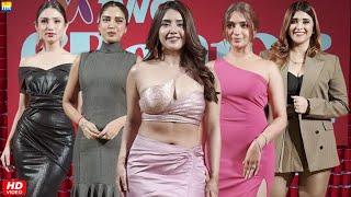 SIZZLING  Jiya Shankar, Roshni Walia,  Donal Bisht, Bhumi Pednekar, Mannara Chopra at Awards