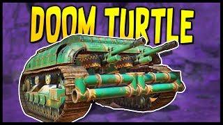 Crossout - DOUBLE CANNON DOOM TURTLE Tank Destroyer! - Let's Play Crossout Gameplay