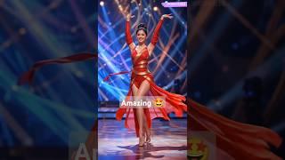 Girl Showing Amazing Magical Dance In The Stage. #americasgottalent #bgt2025 #magic #dance #ai
